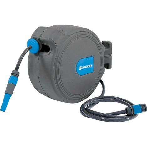 SODIGREEN Automatische schwenkbare Wasserschlauch-Aufrollvorrichtung 20m+2m - 83200