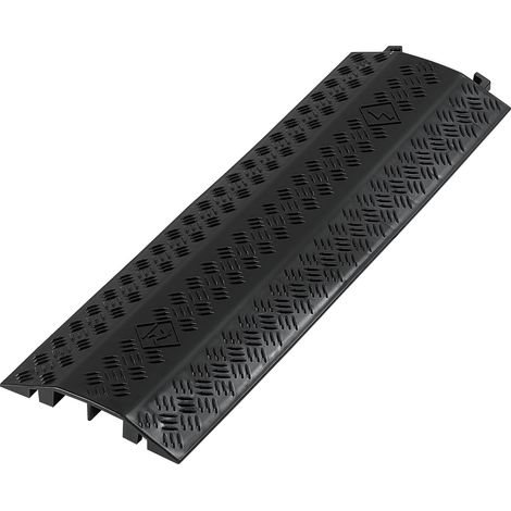 Mophorn Rampa protectora para cables, capacidad de carga de 17,500 lb/eje, duradera, ideal para áreas de alto tránsito peatonal, adecuada (1 unidad) (1/5)