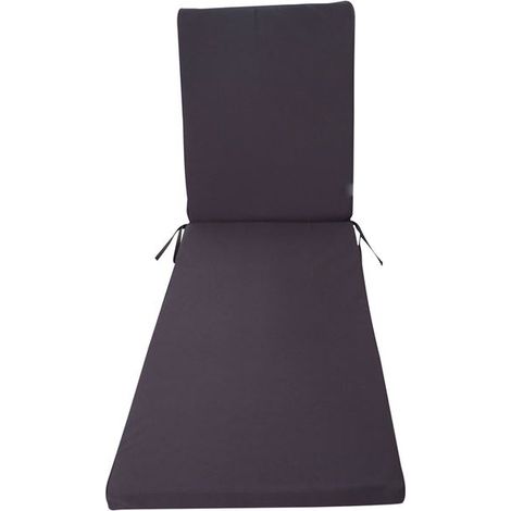 Jardin-Prive MONTE CARLO Sonnenliege Kissen Schiefer 185x55 cm