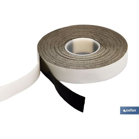 COFAN cinta vulcanizable 10mts x 19mm , Cinta autovulcanizable especial para reparar superficies de polietileno, PVC, metal, etc. Puede aplicarse incluso en superficies sucias y po