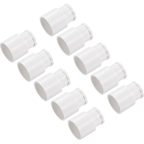 Lot de 10 Adaptateur de Conduit Mâle en PVC avec Écrou de Blocage (1/5)