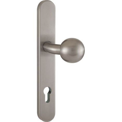Demi-poignée de porte sur plaque longue PZ92 - En acier inoxydable - Pour poignées de guidon - EPN900RR