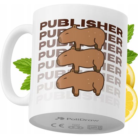 Lustige Kaffeetasse mit witzigem Textdesign für Verleger – ideal für Geburtstage, Namenstage und Feiertage. Hochwertige Tasse für besondere Anlässe, ob im Büro oder zu Hause. Farbe: Weiß, 330 ml.