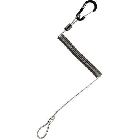 Outil anti-chute pour outils électriques, capacité de charge de 25 kg, câble de sécurité pour la construction d'échafaudage, construction, rénovation de la maison, corde de téléphone, câble (1/5)