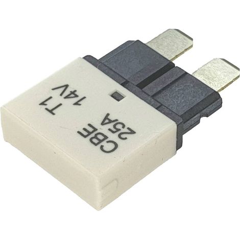 Hansor CBE1-2514 Interruttore automatico fusibile piatto standard 25 A Bianco 1 pz.