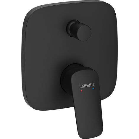 Hansgrohe Logis - Grifo empotrado para 2 dispositivos, negro mate 71407670 (1/5)