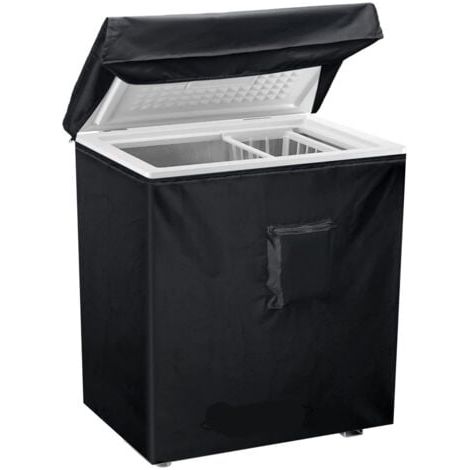 Housse pour Congélateur Coffre, Housse De Protection Imperméable Pour Congélateur Armoire,avec couvercle supérieur pour ouverture, poche à fermeture pour Terrasse Jardin Balcon Cou(64x58x87cm) (1/5)