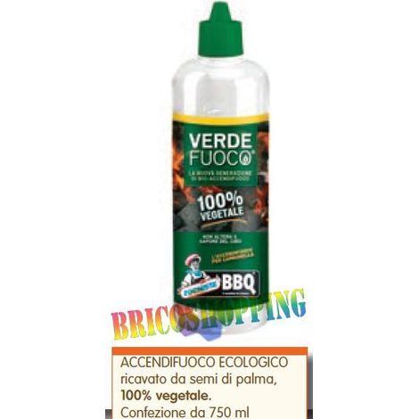 Accendifuoco liquido ecologico barbecue vegetale stufa camino caminetto 750
