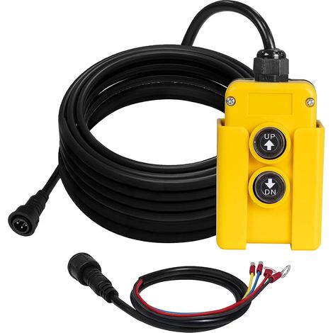 Wire Trailer Steering Remote Control Switch for 12V DC Hydraulic Pump for Lift Winch Steering Bed (1/5)