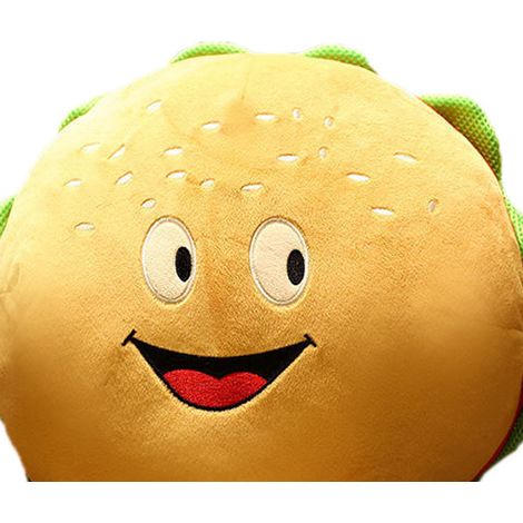 Hamburger-Kissen, vielseitig verwendbar, aus Plüsch und PP-Baumwolle, Rückenkissen, ideal als Geschenk zum Valentinstag oder Geburtstag, Spielzeugtyp 3, 30 cm / 11,8 Zoll (1/5)
