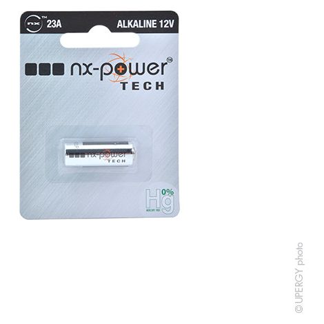NX - Pile alcaline blister x1 23A Nx-Power Tech 12V 55mAh