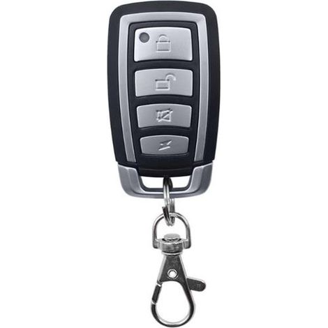 Télécommande universelle pour porte de garage - 433 MHz - Ouvre-porte de garage à 4 boutons - Pour interrupteurs, lumières et portes de garage