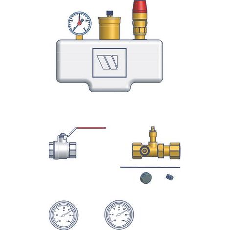 Bosch Accessoires pompes à chaleur à saumure N° 1123 Kit système de circuit de saumure, 7719002837