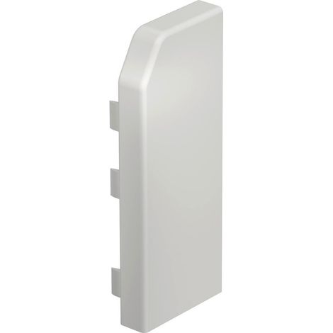 OBO Bettermann Pieza terminal derecha RAUDUO 40x105 derecha 9010 Cloruro de polivinilo blanco puro RAL 9010, 6132285