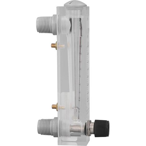 Einstellbarer Flüssigkeitsdurchflussmesser 16–160 l/h, transparent, hochpräzise, Einbauausführung (1/5)
