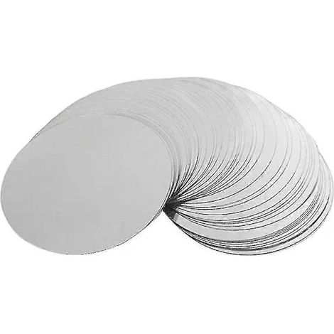 200 disques à vin argentés de 7,6 cm (3 pouces) avec bouchons anti-goutte Helle Hellepip Helle vin fin-AquaForge (1/5)