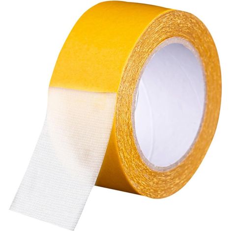 Ruban adhésif en Papier pour Fixation de carpette et Coussins, Fibres en Grille, Usage Quotidien à et à l'école, Rouleau Simple (1/5)