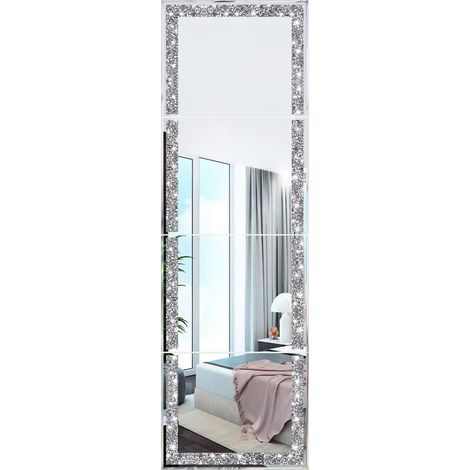 Lot de 4 miroirs en Verre sans Cadre pour décoration d'intérieur, décoration de Chambre, décoration Murale, 35,6 x 27,9 cm. (1/5)