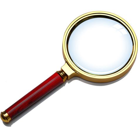 Loupe de poche grossissante 10x, diamètre 80 mm (1/5)