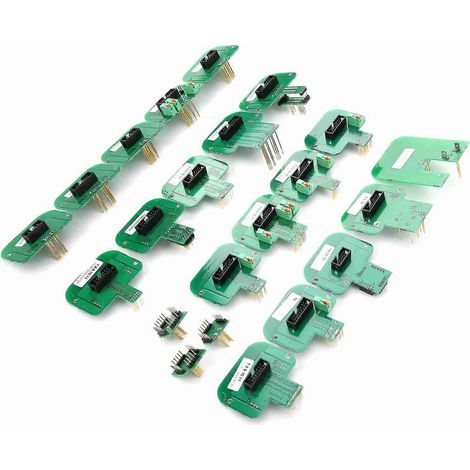 22pcs BDM adaptateurs sonde, kit accessoires outil de tuning complet pour KTAG KESS Trasdata, set de puces tuning voiture, connecteurs programmation ECU (1/4)