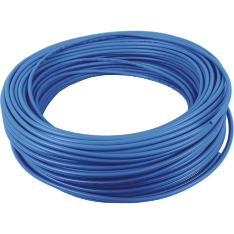 Tubo per compressore in poliuretano azzurro - ø mm.8x5,5 mt.100 - pressione esercizio 15 atm