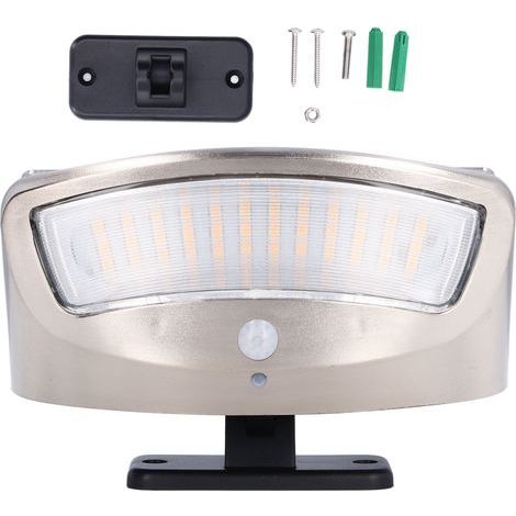 Lampe murale solaire Super lumineuse, 4 Modes, détection de mouvement, 600LM, lumière LED pour cour extérieure (1/5)