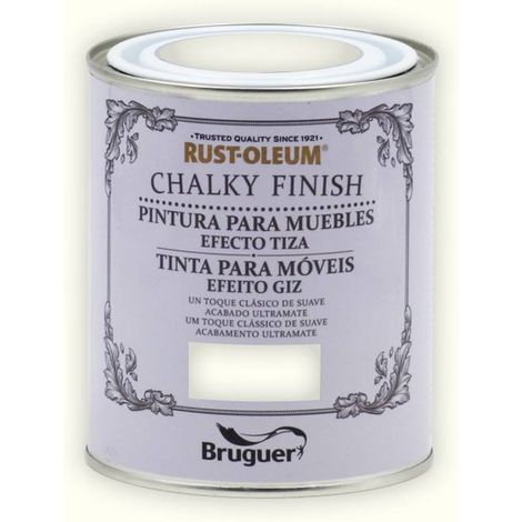 Rust-Oleum Chalky Finish Möbelkreide Weiß 0,750L BRUGUER