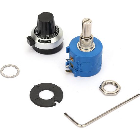 Potentiomètre bobiné haute précision 2W à comptage multiple, 3590S-2-101L, 100 ohms (1/5)