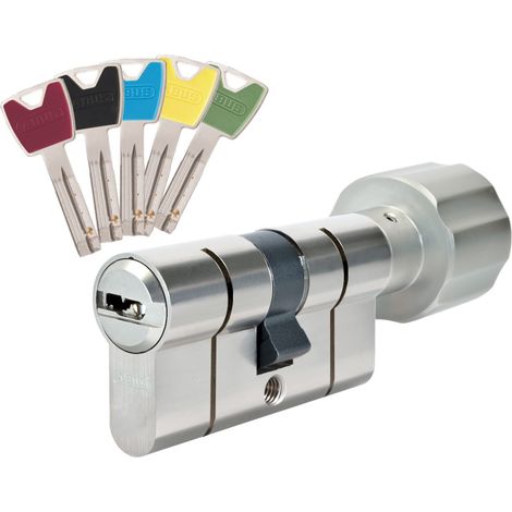 Cylindre de serrure à bouton P6PS Abus 45boutonx50