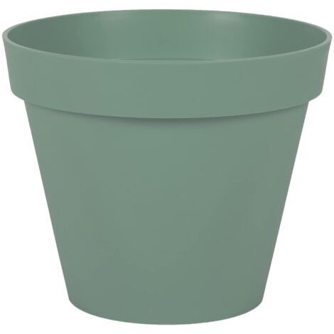 ALLIANDISPot de Fleur Rond Toscane Ø 25 cm - Volume 6 L - Ø 25 x H.21 cm - Taupe (1/3)