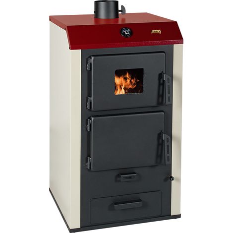 Stufa a legna Con caldaia interna Prity NS 20 - 3,0 + 18,2 kW