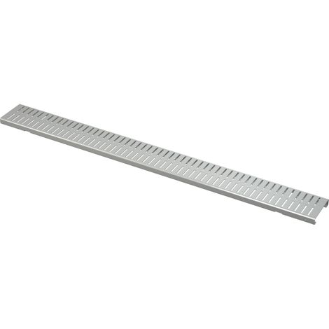 Grille d'évacuation 100 mm, acier galvanisé (1/2)