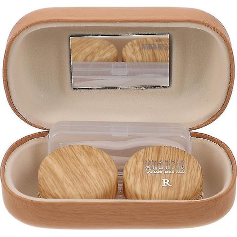 Support de rangement en plastique doublé de cuir