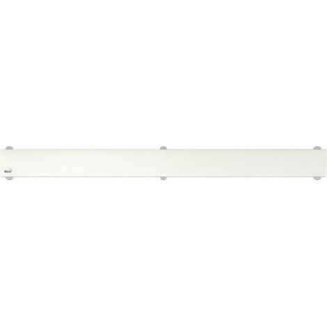 Alca - Grille pour caniveau de douche 105 cm, verre/blanc GL1200-1050 (1/3)