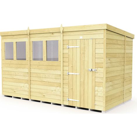 12 x 7 Pent Shed