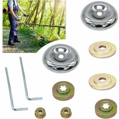 Universal Brushcutter Nut Fixing Kit Brushcutter Accessories Lawnmower Parts Replacement Accessory 10 Pieces (1/5)