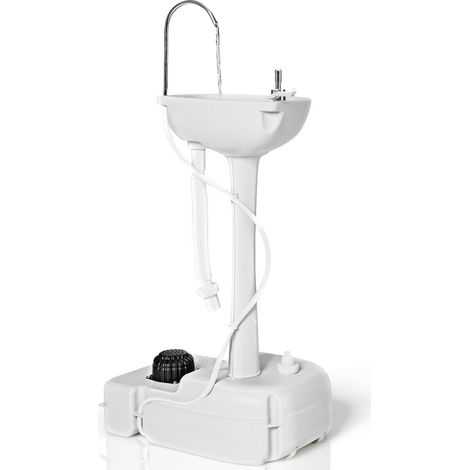Portable Washing Station Mobile Camping Hand Wash Sink Stand with Rolling Wheels (1/5)
