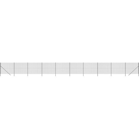 Maison Exclusive - Maschendrahtzaun Anthrazit 1,4x25 m Verzinkter