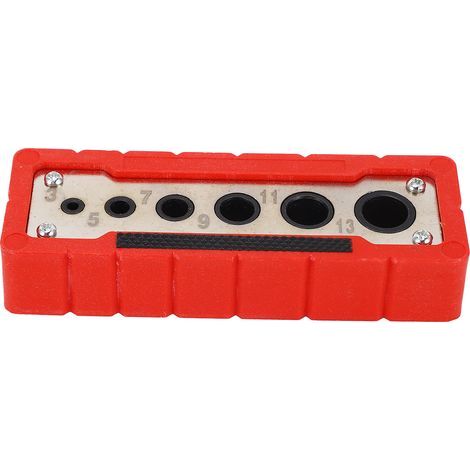 Multifunctional and precise drilling guide for woodworking, made of high-speed steel (HSS) from 3 to 13 mm. (1/5)