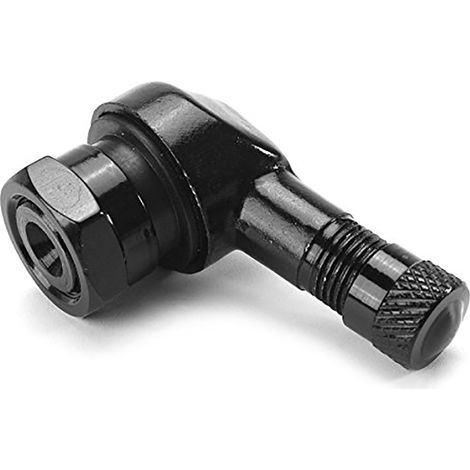 Rallonge de valve moto 90° en aluminium CNC, adaptateur buse de gaz métallique, extension de valve pneu, angle droit, robuste et léger (1/4)