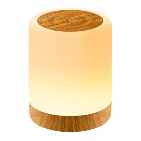 Lampe De Bureau A Touch - Veilleuse RGB Avec 7 Couleurs - 4 Modes Et 5 Niveaux De Luminosité - Batterie Rechargeable 3000 MAh - Pour Chambre Ou Salon - 1 Pièce (1/5)