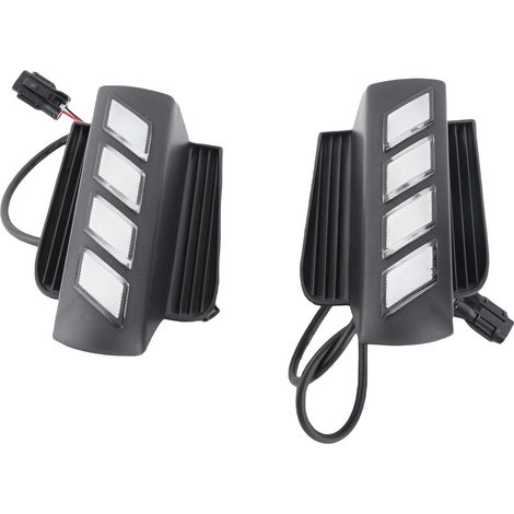 2 feux de jour bicolores, antibrouillards IP67, compatibles avec Prado 120 FJ120 LC120 (2003-2009) (1/3)