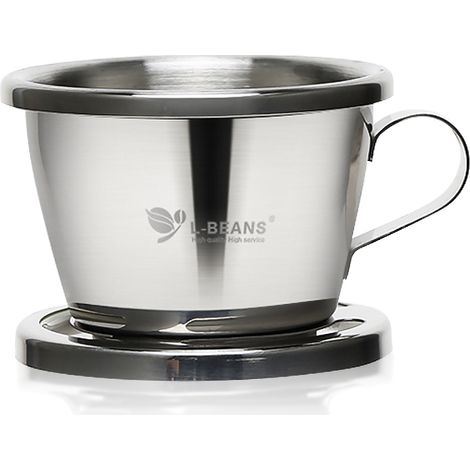 Filtre À Drip En Acier Inoxydable - Pour Café Vietnamien Ou Café Filtré Maison/Bureau - 1 Pièce (1/5)