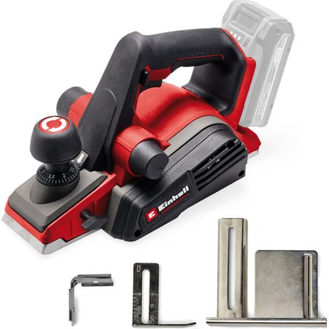 Einhell Professional Rabot sans fil TP-PL 18/3 Li BL-Solo PXC (18V, Brushless, largeur rabotage 82mm, profondeur de passe 3mm max) Livré sans Batterie ni Chargeur