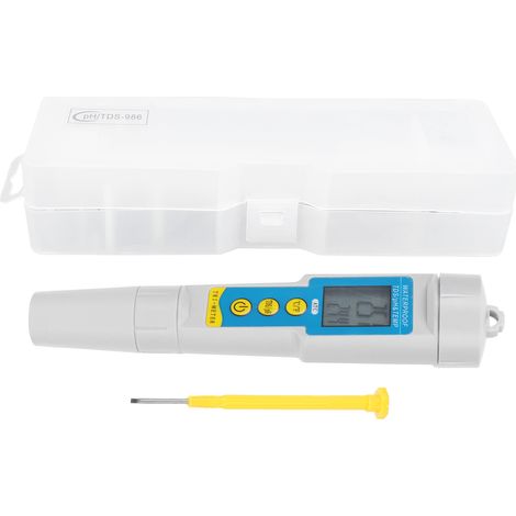 Testeur de qualité d'eau 3 en 1 PH/TDS/TEMP, stylo mesureur portable multifonction PH-986 (1/5)