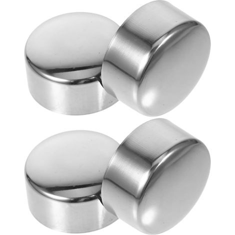 Runde Handlauf Endkappen aus Metall 50mm 4 Stück für Wohn