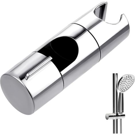 Support de Douche à Main Remplaçable, support pommeau de douche, Adapté à la Barre de Douche, support douche sans percage pour Salle de Bain