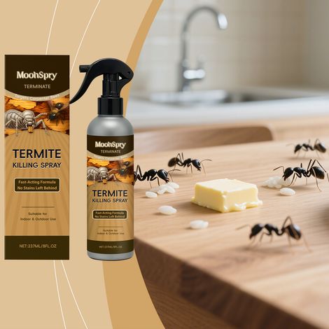 Ameisenabwehrspray, geeignet für den Innen- und Außenbereich, zur Abwehr von Termiten und zur Vorbeugung von Ameisenbefall. 237 ml -- BIEMMEDUE (1/5)