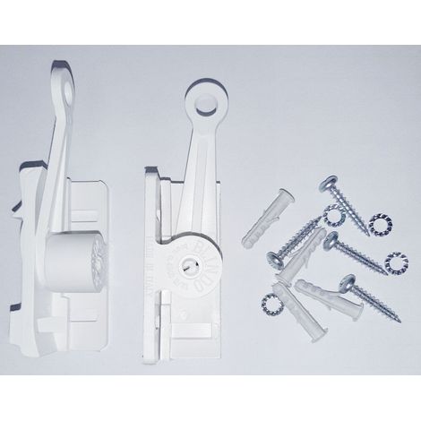 Verrou anti-effraction pour volet roulant BLINDO BLOCK-TAP blanc (1/4)