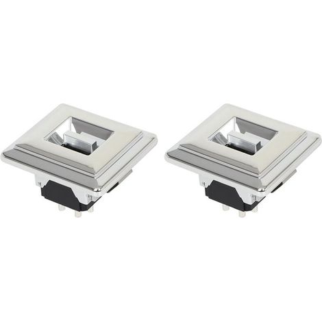 Due pulsanti angolari quadrati per alzacristalli elettrici per veicoli Chevrolet (guida a sinistra) dal 1978 al 1990, codice 20043940.